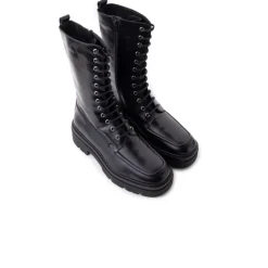 Women L'INTERVALLE Abruzzi Black Leather