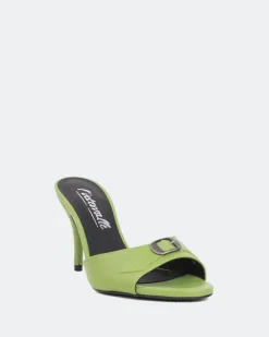 Women L'INTERVALLE Absolute Green Leather