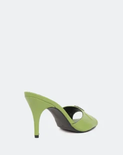 Women L'INTERVALLE Absolute Green Leather