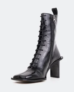 Women L'INTERVALLE Adaline Black Leather
