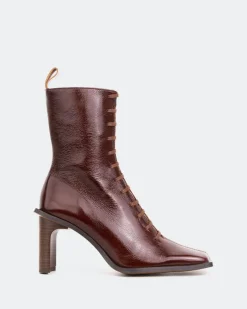 Women L'INTERVALLE Adaline Chestnut Leather