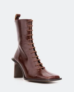 Women L'INTERVALLE Adaline Chestnut Leather