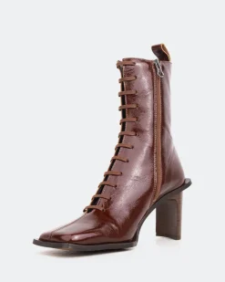 Women L'INTERVALLE Adaline Chestnut Leather