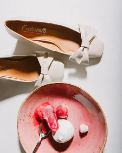 Women L'INTERVALLE Admiralty Off White Leather
