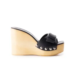 Women L'INTERVALLE Adore Black Leather
