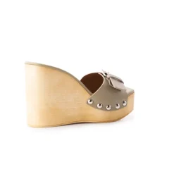 Women L'INTERVALLE Adore Light Khaki Leather
