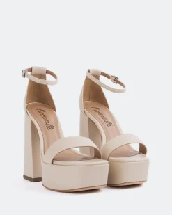 Women L'INTERVALLE Adriene Beige Leather