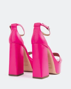 Women L'INTERVALLE Adriene Fucshia Leather