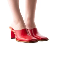 Women L'INTERVALLE Aglaia Red Leather