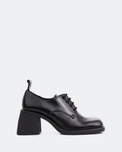 Women L'INTERVALLE Albion Black Leather
