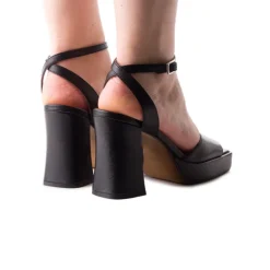 Women L'INTERVALLE Alegre Black Leather