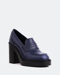 Women L'INTERVALLE Allington Navy Leather