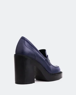 Women L'INTERVALLE Allington Navy Leather
