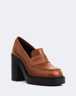 Women L'INTERVALLE Allington Tan Leather