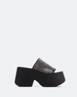 Women L'INTERVALLE Ambrosio Black Strass