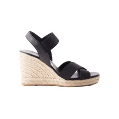 Women L'INTERVALLE Americana Black Leather
