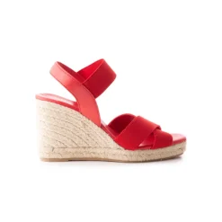 Women L'INTERVALLE Americana Red Leather