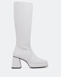 Women L'INTERVALLE Amiens White Leather