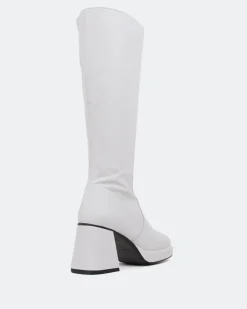Women L'INTERVALLE Amiens White Leather