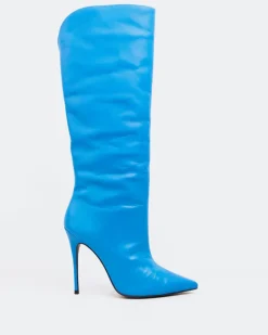 Women L'INTERVALLE Amina Blue Leather