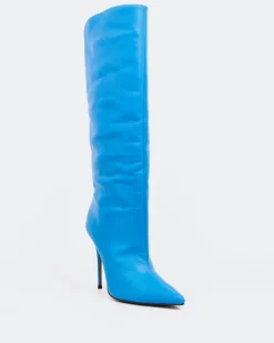 Women L'INTERVALLE Amina Blue Leather