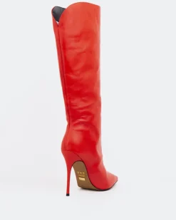 Women L'INTERVALLE Amina Red Leather