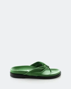 Women L'INTERVALLE Aminta Green Leather