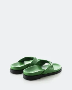 Women L'INTERVALLE Aminta Green Leather
