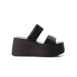 Women L'INTERVALLE Amore Black Leather