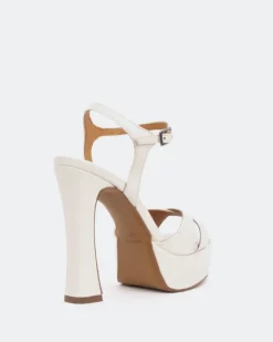 Women L'INTERVALLE Anamika Off White Leather