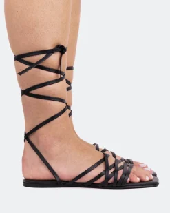 Women L'INTERVALLE Aperol Black Leather