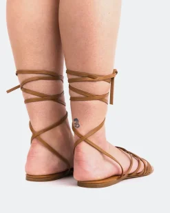 Women L'INTERVALLE Aperol Tan Leather