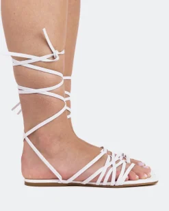 Women L'INTERVALLE Aperol White Leather