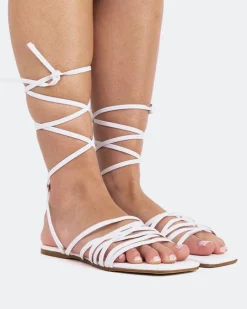 Women L'INTERVALLE Aperol White Leather