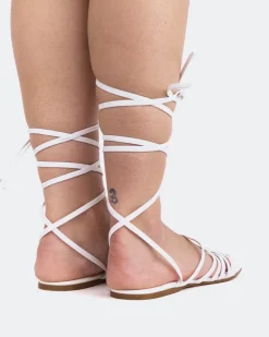 Women L'INTERVALLE Aperol White Leather