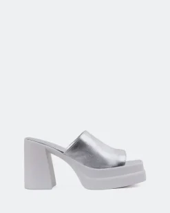 Women L'INTERVALLE Aprilia Silver Leather