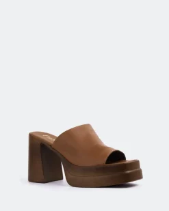 Women L'INTERVALLE Aprilia Tan Leather