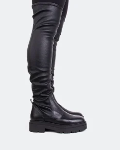 Women L'INTERVALLE Apulia Black Stretch