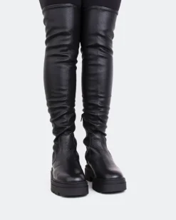 Women L'INTERVALLE Apulia Black Stretch