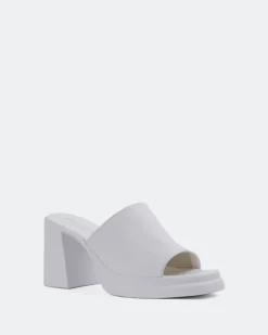 Women L'INTERVALLE Arezzo White Leather