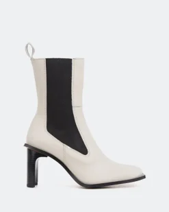 Women L'INTERVALLE Arlette Off White Leather