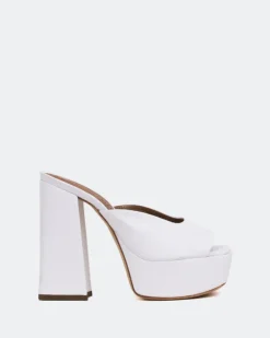 Women L'INTERVALLE Asador, White Leather/Cuir Blanc