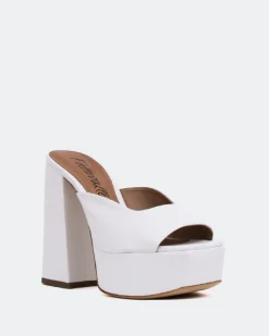 Women L'INTERVALLE Asador, White Leather/Cuir Blanc