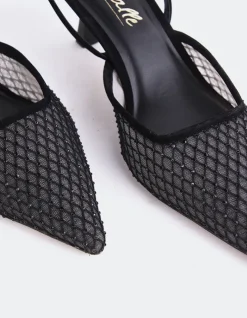 Women L'INTERVALLE Aster Black Mesh