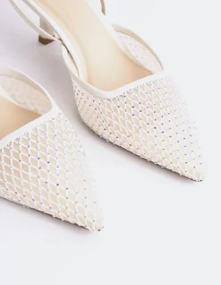 Women L'INTERVALLE Aster White Mesh