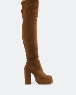 Women L'INTERVALLE Azalea Tan Suede