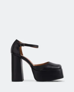 Women L'INTERVALLE Azucar Black Leather