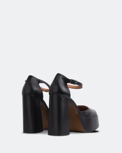 Women L'INTERVALLE Azucar Black Leather