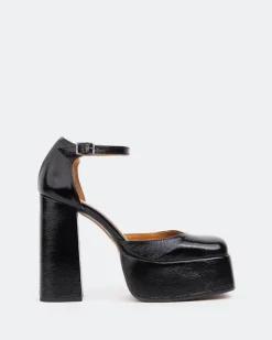 Women L'INTERVALLE Azucar Black Naplack