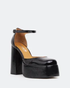 Women L'INTERVALLE Azucar Black Naplack